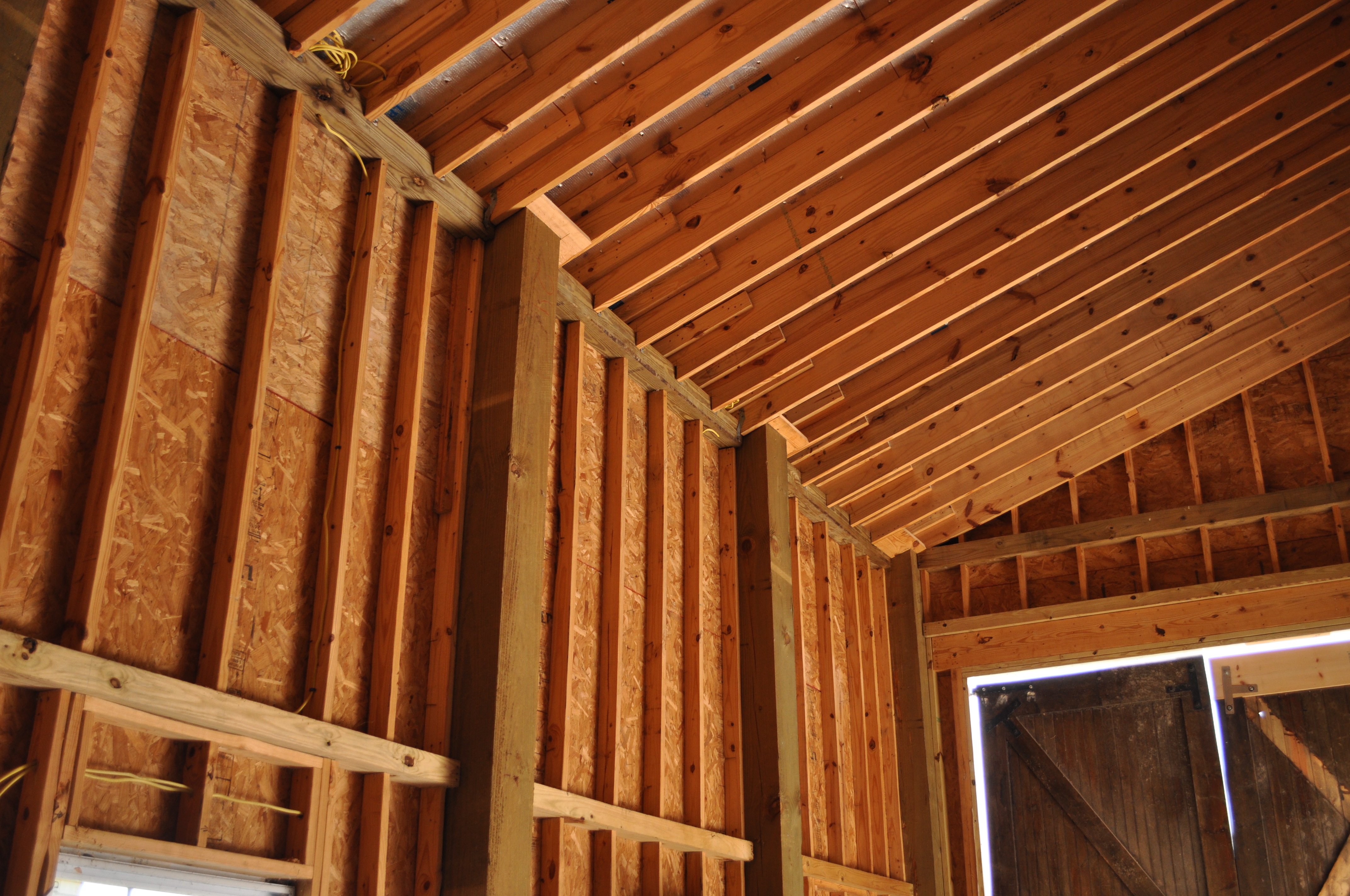 Shop timber framing